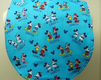 Youth/Junior Bib, Special Needs, Cerebral Palsy, Epilepsy, Seizures, Drooling, Adaptive Clothing 14-inch Neck Opening: Mickey and Minnie