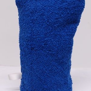 Royal Blauer Handwaschlappen, Make-up-Entferner, Badehelfer, Europäischer Waschlappen, Fibromyalgie, Fell Baby Waschhandschuh