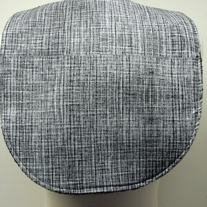 Youth/Junior Bib, Special Needs, Cerebral Palsy, Epilepsy, Seizures, Drooling, Adaptive Clothing 14-inch Neck Opening: Black White Burlap