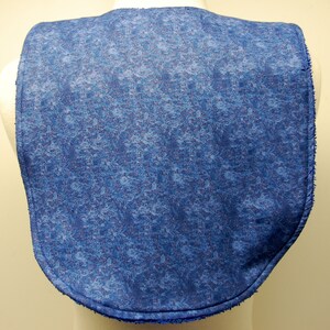 Youth/Junior Bib, Special Needs, Cerebral Palsy, Epilepsy, Seizures, Drooling, Adaptive Clothing 14-inch Neck Opening: All-over Blue