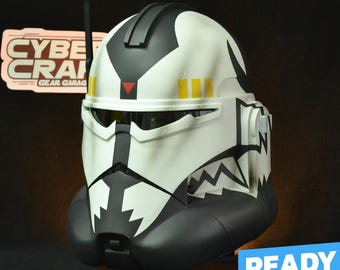 Commander Wolffe Helmet for Cosplay | Clone Trooper Helmet Wearable | Star Wars Clone Cosplay Helmet | Starwars 501st Legion Helmet