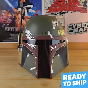 Boba Fett Book of Boba Fett Helmet for Cosplay | Mandalorian Helmet Wearable | Star Wars Helmet | Boba Fett Book of Boba Fett Cosplay Helmet