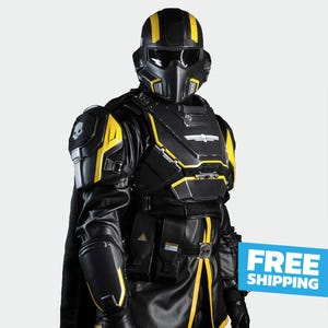 Helldivers 2 B-01 Clean Cosplay Armor | Helldivers Costume for Cosplay | Helldivers Cosplay Helmet | FREE SHIPPING