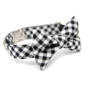 Custom Tartan Personalized Dog Collar | Matching Dog Bowtie | Leash add on | Gingham Bow Tie | Plaid Collar | Dog Mom Gift | Wedding Collar
