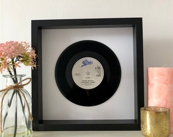 George Michael "A Different Corner" Framed Vinyl Record - Music Gift Art