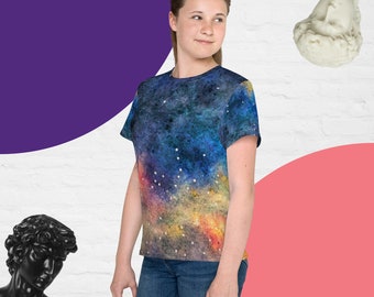 Soothing Galaxy Youth crew neck t-shirt