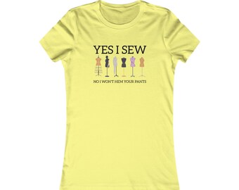 Yes I Sew - Women's Favorite Tee