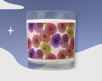 Mums Glass Jar Soy Wax Candle