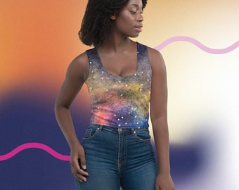 Crop Top “Soothing Galaxy”