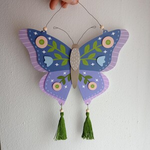 Twilight Butterfly - DIY paper wall decoration, wall hanging, digital download, printable files