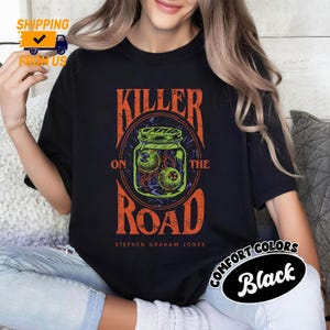Comfort Color Killer on the Road Shirt, The Babysitter Lives Oversized T-Shirt, Horror Movie Graphic Tee, Stephen Graham Jones Unisex Tee