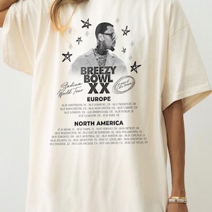 2025 Chris Brown Breezy Bowl Tour-Shirt