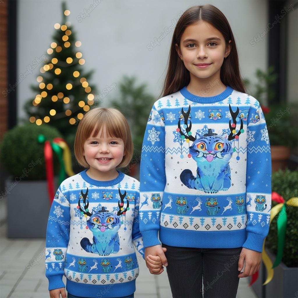 Ugly tiger sweater - Etsy Nederland