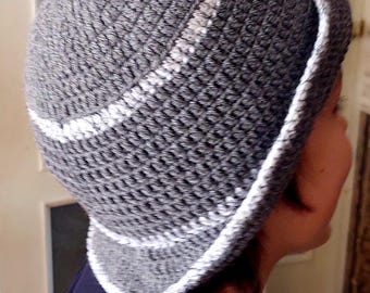 Crochet Bucket Hat: Colorful Panama Style, Unisex Summer Accessory