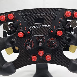 Button Caps Set for Fanatec Steering Wheel - Red