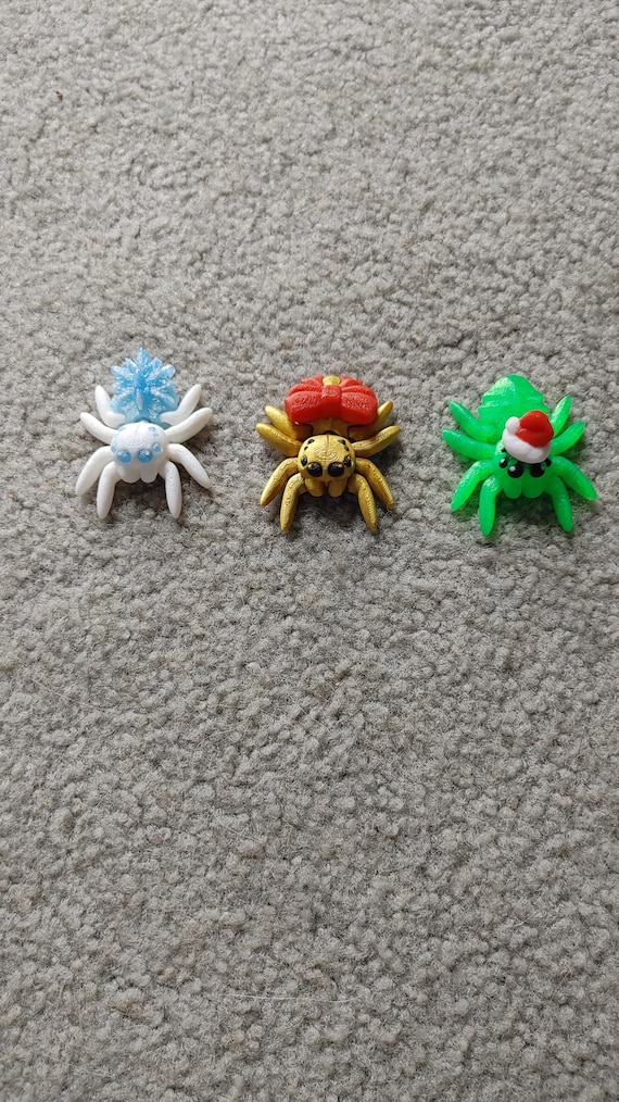 Mystery Jumping Spider Pack |articulated | Flexible | Cinderwing