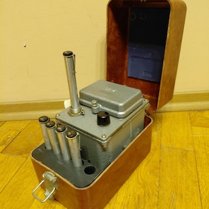 Dosimeter DP-24 Radiometer ZD-5 charger military Vintage USSR