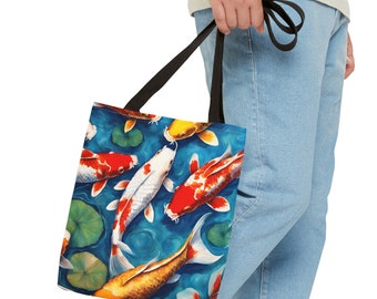 Multi Koi Carp Tote Bag (AOP)