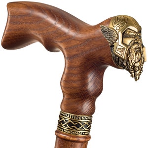 Custom Walking Cane - Viking Cane, Cane for Men, Cane for Women - Handmade Canes and Walking Sticks, Wooden Cane, Walking Canes for Men