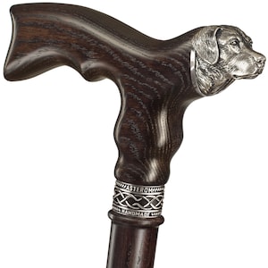 Custom Walking Cane - Labrador - Cane for Men, Cane for Women - Handmade Canes and Walking Sticks, Wooden Cane, Walking Canes for Men