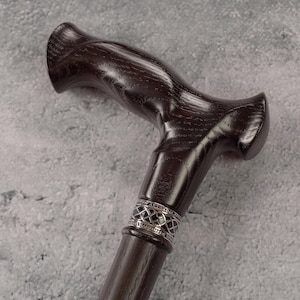 Personalized Wooden Cane - Walking Stick for Men - Elegant Walking Cane - Oak Wood Cane for Women - Parents Gift