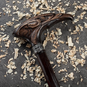 Custom Walking Cane - Eagle Cane, Cane for Men, Cane for Women - Handmade Canes and Walking Sticks, Wooden Cane, Walking Canes for Men