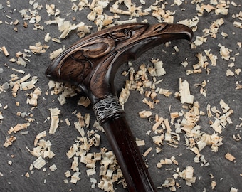 Custom Walking Cane - Eagle Cane, Cane for Men, Cane for Women - Handmade Canes and Walking Sticks, Wooden Cane, Walking Canes for Men