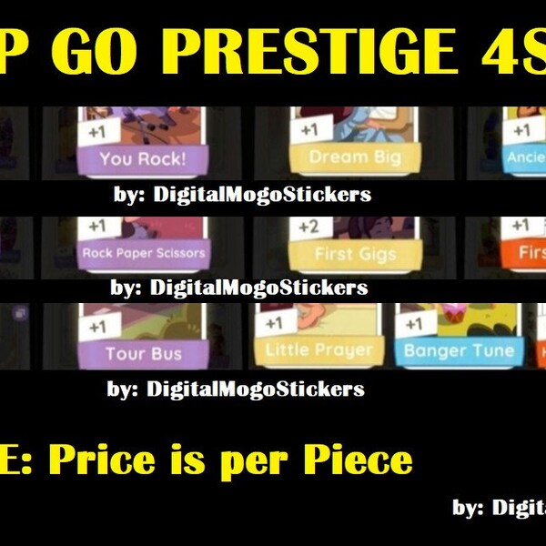 Monop Go Prestige Sticker 4Star