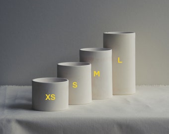 VOORDEELPAKKET 4 DuaLida's (XS, S, M, L) een vaas en een kandelaar in 1.