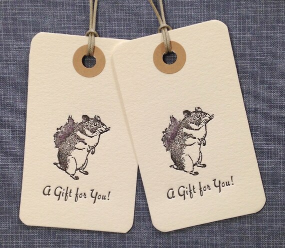 letterpress hang tags