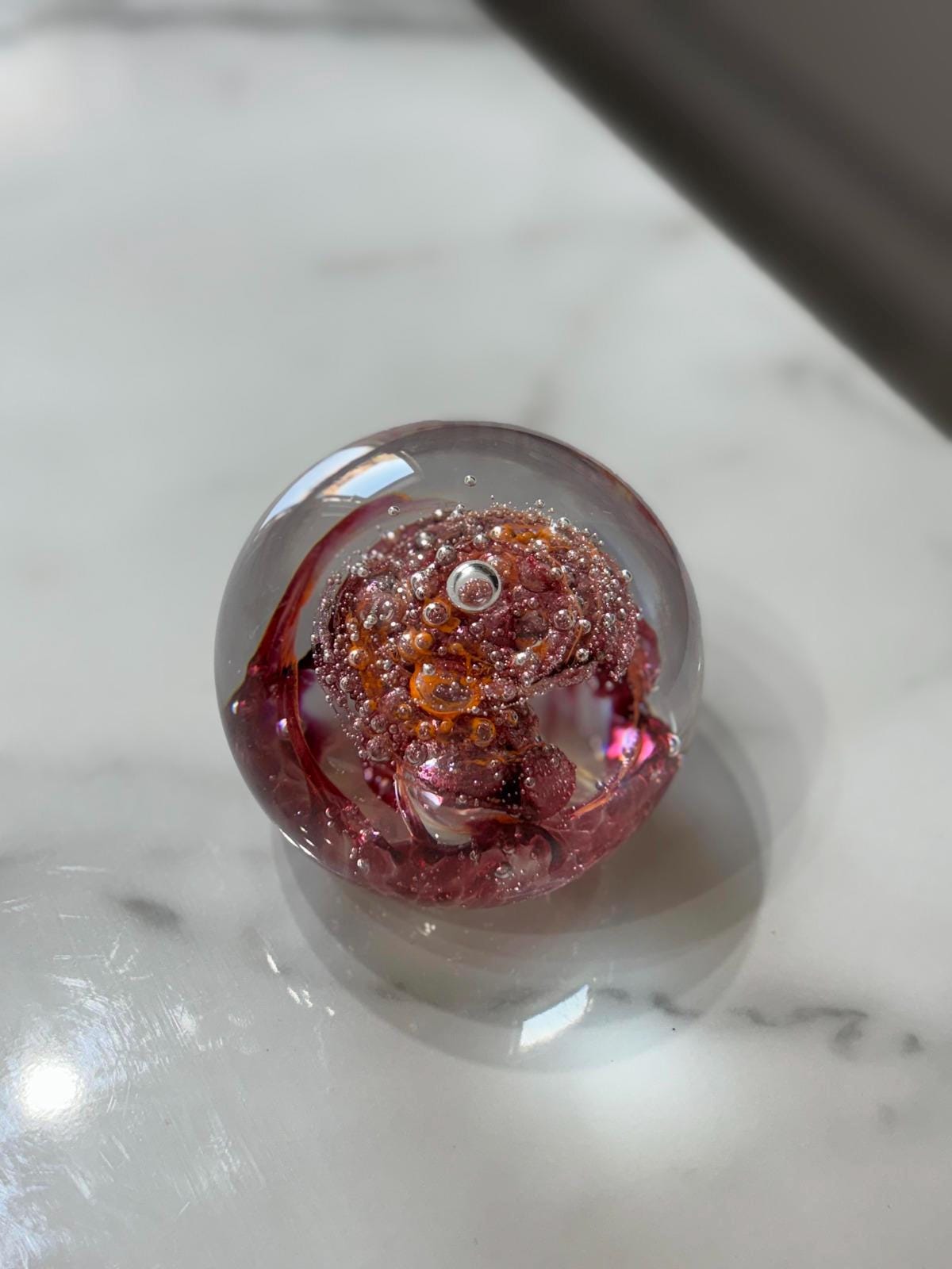 Beautiful Selkirk Glass Paperweight Handcrafted Scottish Art