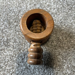 Vintage Wooden Screw Nutcrackers