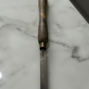 Vintage Carpenter’s Chisel With Wooden Handle Restored Vintage Carpentry Chisel Joinery Woodworking Vintage Tool