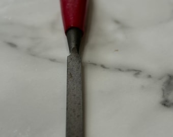 Ciseau de menuisier vintage avec manche en plastique dur Ciseau à bois pour menuiserie vintage restauré