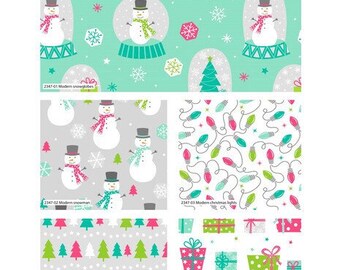 Modern Christmas/The Craft Cotton Co. 100% katoen - Knutselen, patchwork, naaien, appliqueren, borduren, quilten/