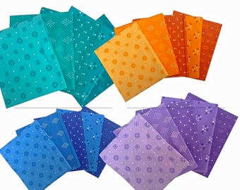 Mosaic Fat Quarter Bundle – 100% Cotton Craft Fabric