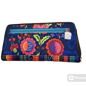 Happiness Royal Multi Wallet / Lange Geldbörse mit großer Kapazität / Damen Geldbörse / Retro / Praktische Multi-Pocket-Brieftasche