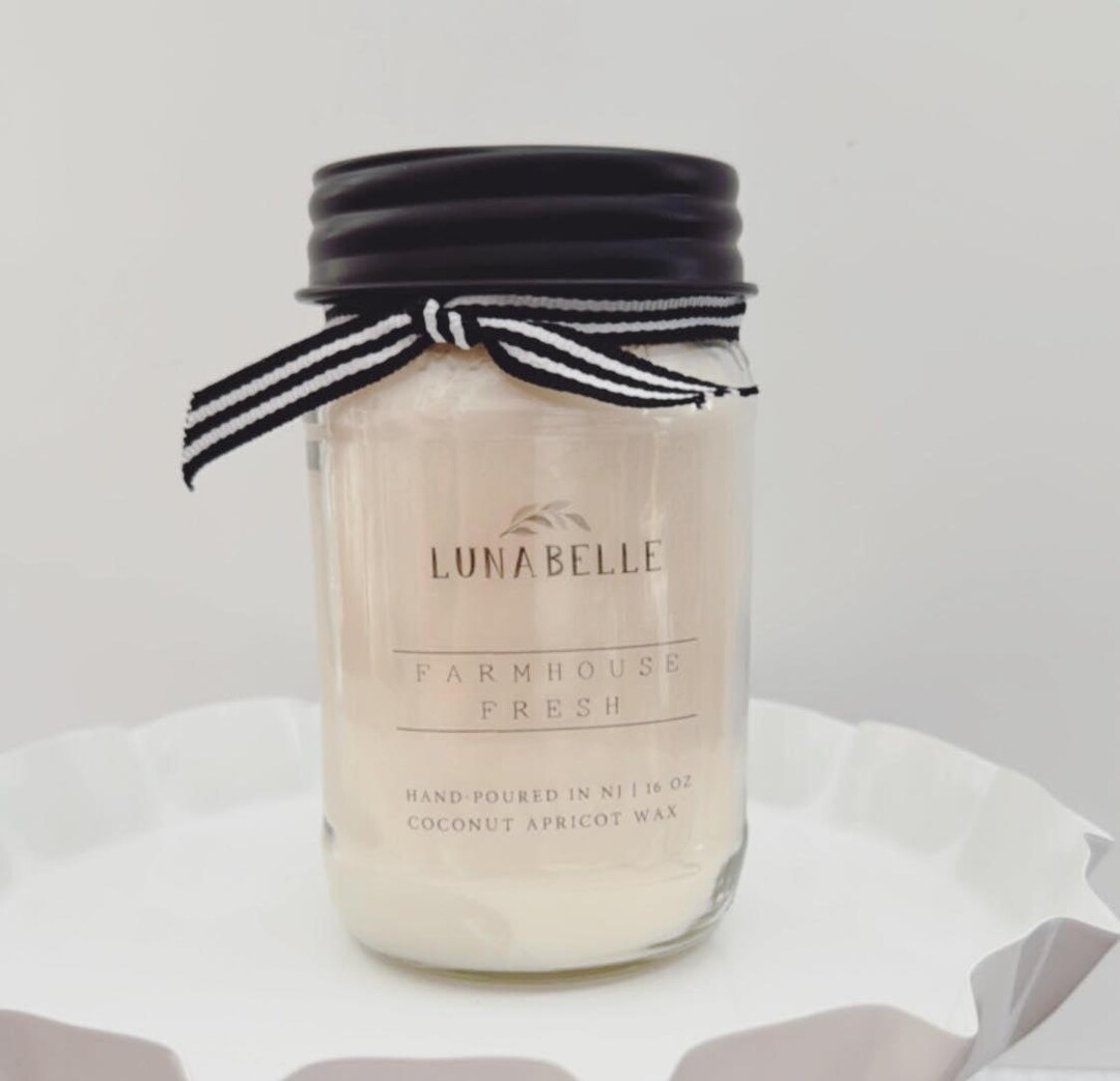 Farmhouse Fresh Candle, Spring Summer Candle, Farmhouse Decor, Diy ...