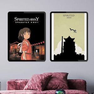 Spirited Away Poster: Studio Ghibli Japanese Art (Digital Download)