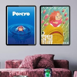 Ponyo Poster: Studio Ghibli Anime Art (Digital Download)