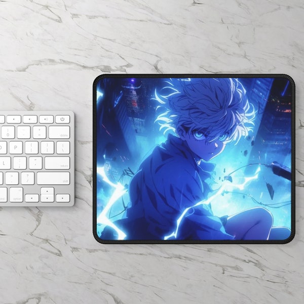 Anime Killua Gaming Mouse Pad Home Computer, Office Computer, Game Room, Gift