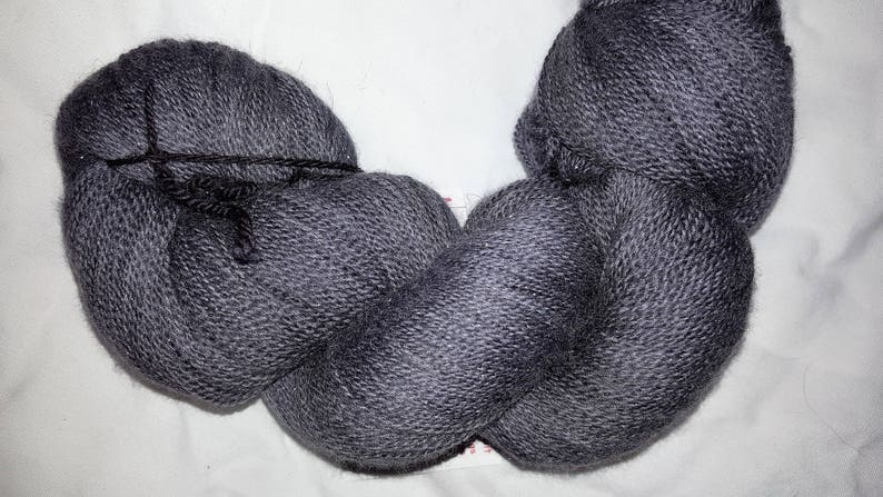 Fairy Lace Greta's Bat Wing hand dyed lace weight yarn 875 yds image 4