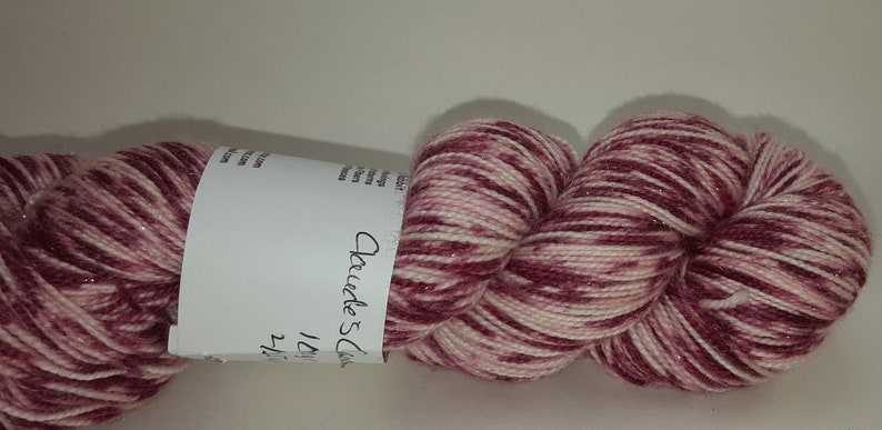 Fairy Sock Gold in Claude/'s Candy Cane I 425 yds