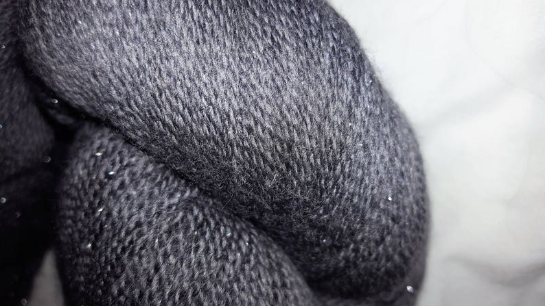Fairy Lace Greta's Bat Wing hand dyed lace weight yarn 875 yds image 2