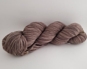 Caramel's Mocha Merino/Silk Lace Weight Yarn 927 yds