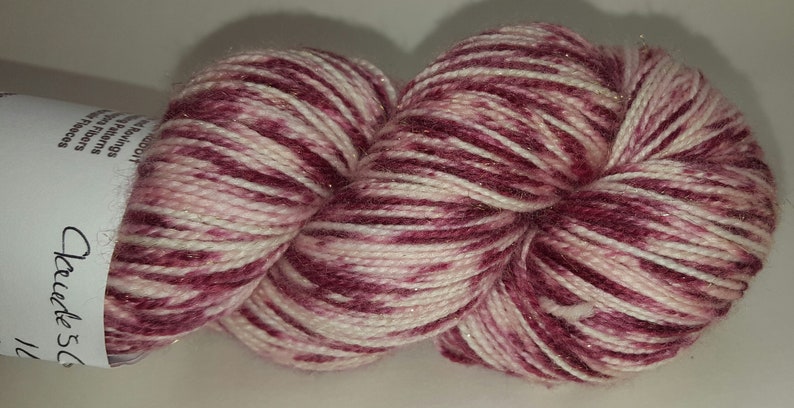 Fairy Sock Gold in Claude/'s Candy Cane I 425 yds