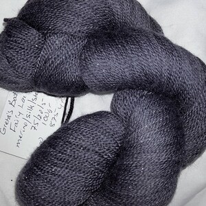 Fairy Lace Greta's Bat Wing hand dyed lace weight yarn 875 yds image 3