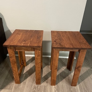Farm house end tables