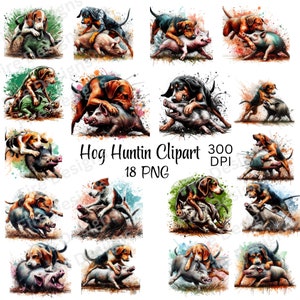 Hog Hunting PNG| hunting hogs Clipart| 300 dpi|  Hog hunting DTF| Sublimation T shirt download| Laser engraving| Transparent Background