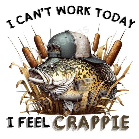 Crappie Fish Clipart: Sublimation/DTF/Laser Engraving (PNG)